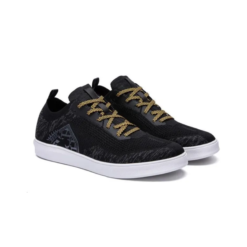 CHCH Casual Shoes Men Low Top Black-2