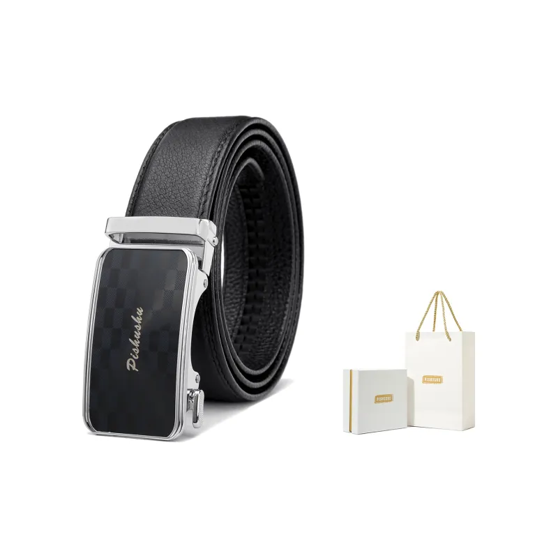 PISHUSHU Leather Belts Men-0