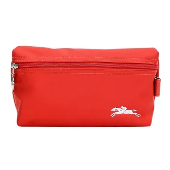 LONGCHAMP Le Pliage Club Polyester Clutch Small Size Women's Vermilion