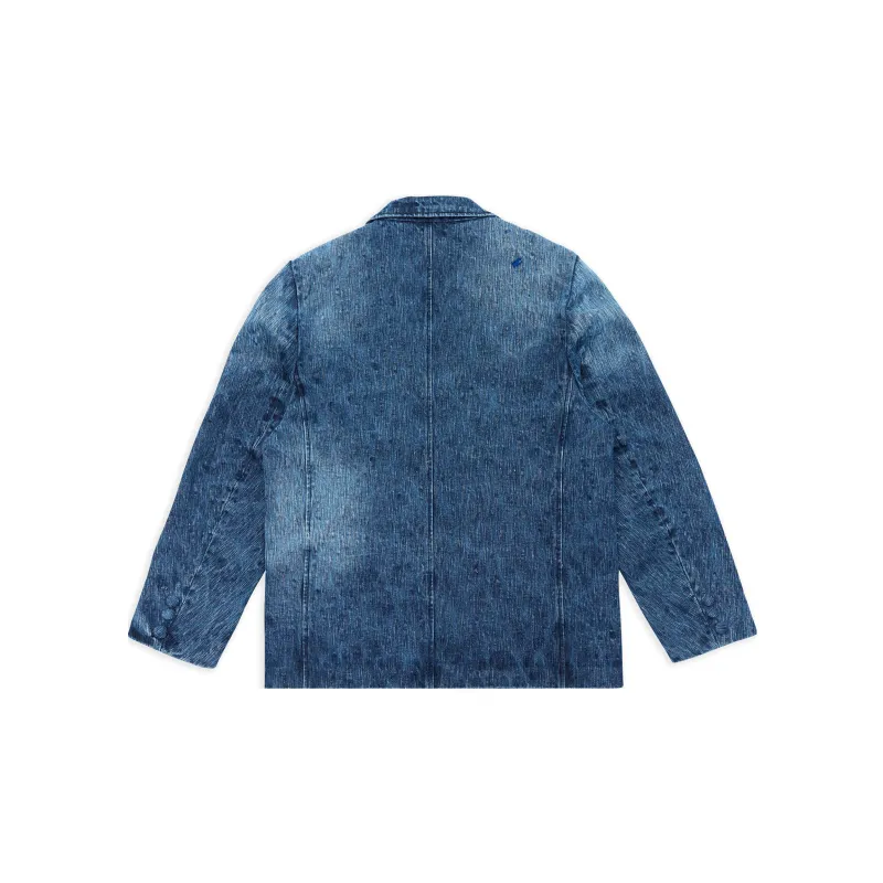 ADER ERROR ADER ERROR Through Editism Series Denim Jackets Women's Denim Blue-1