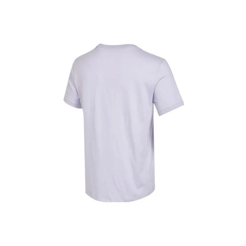 Nike Sportswear Essentials Women'ss Retro Logo Print Crewneck T-Shirt Purple-1
