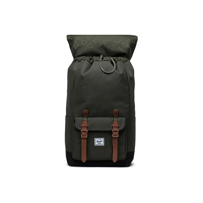 Herschel Recycled Polyester Backpack Large Size Unisex Forest Night/Black-2
