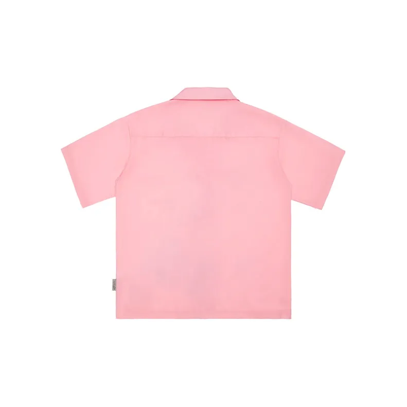 EMPTY REFERENCE Short Sleeved Shirt Unisex Pink-1