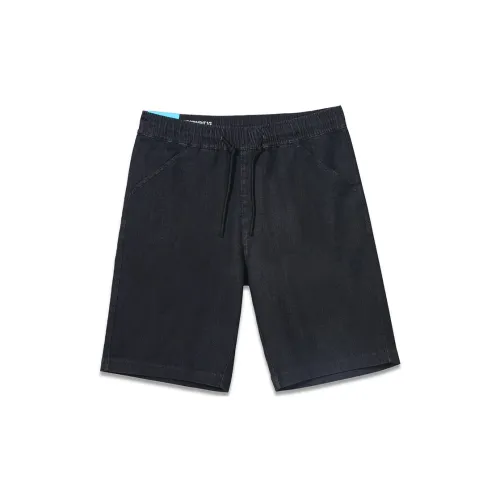 ABLE JEANS Casual Shorts Men Washed Black