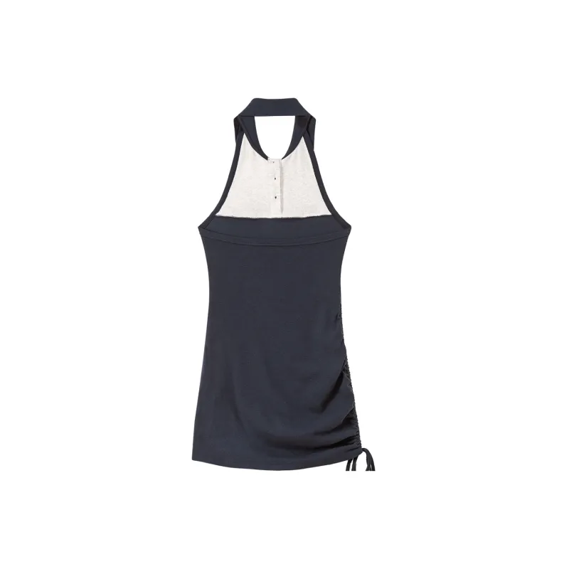CHUU Sleeveless Dresses Women's Navy Blue-1