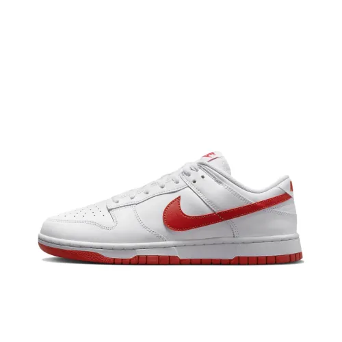 Nike Dunk Low Retro White Picante Red