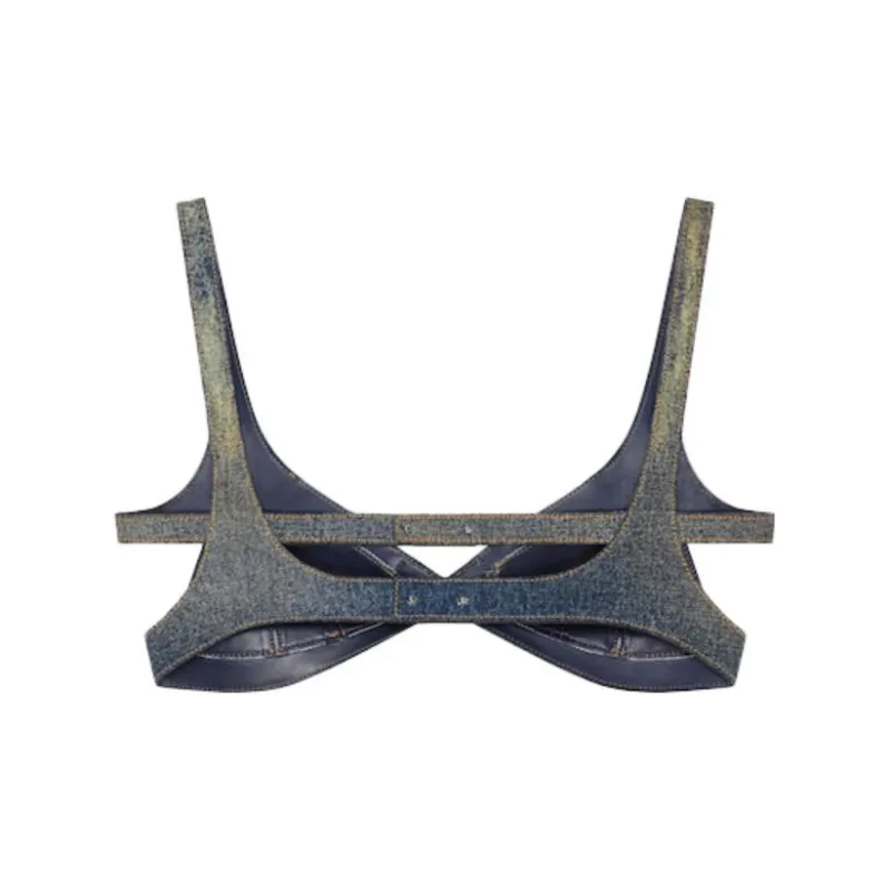 Givenchy Crossed Front Bra 'Military Blue'-1
