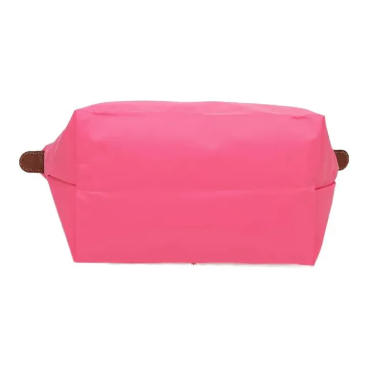 LONGCHAMP Canvas With Leather Trim Canvas Bag, Dumpling Bag, Handbag Small Size Women's Candy Pink-4