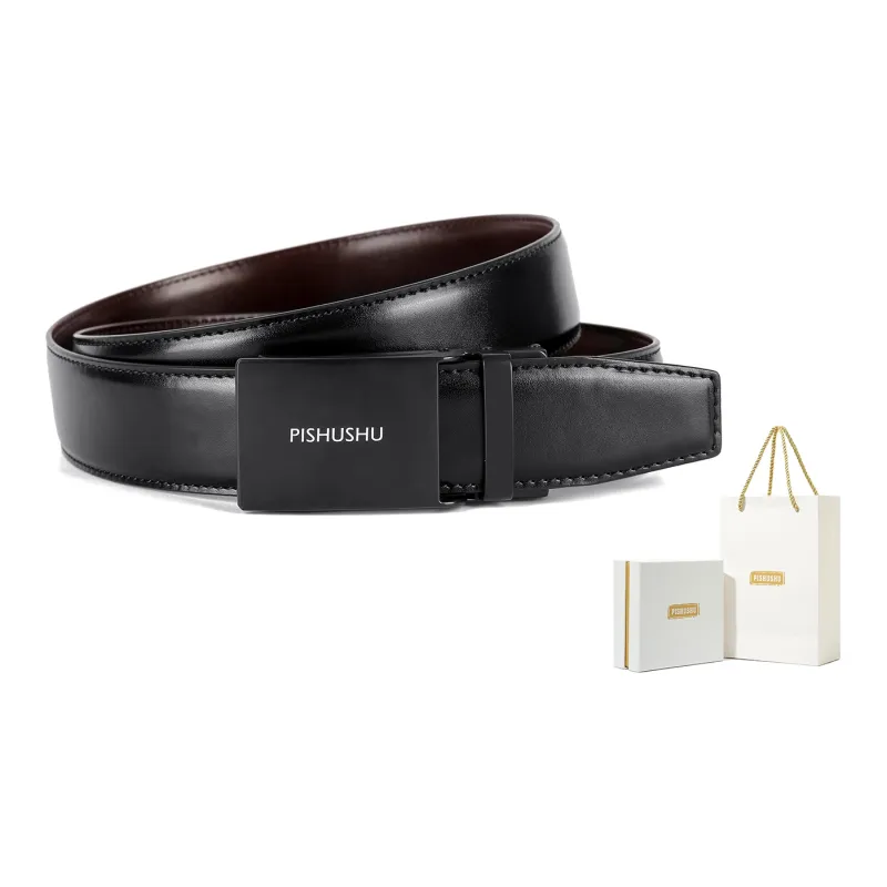 PISHUSHU Leather Belts Men-9