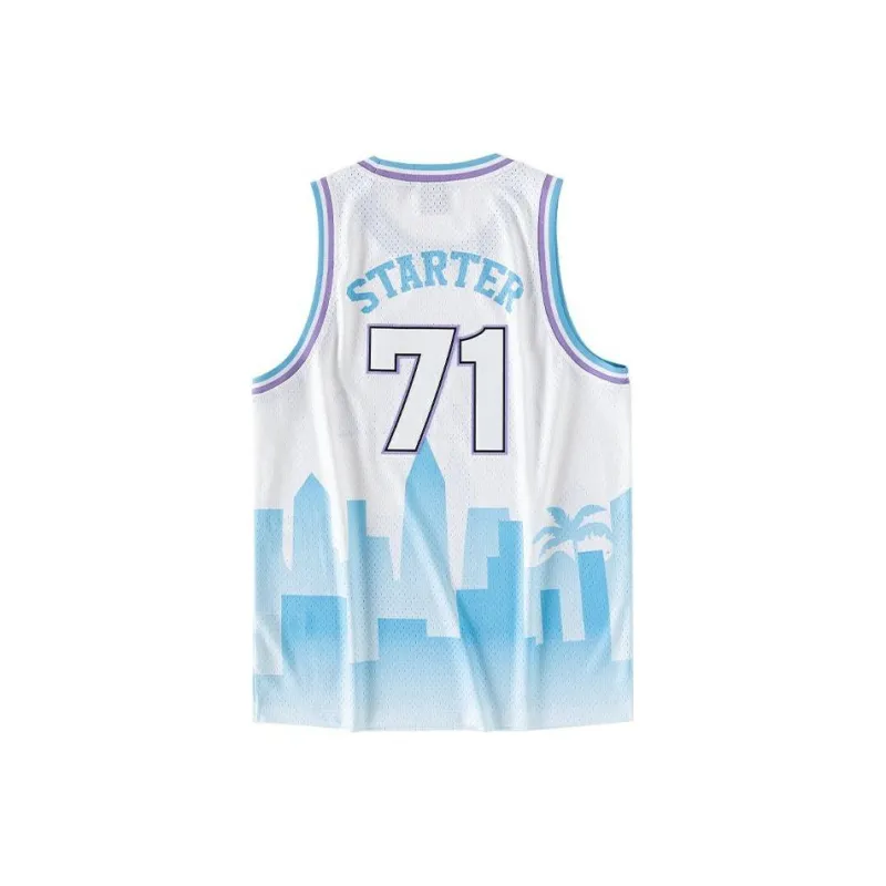 STARTER Tank Tops Unisex White-1