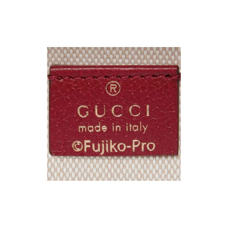 GUCCI Doraemon Collaboration Canvas With Leather Round Bag, Crossbody Bag, Shoulder Bag Women's-7
