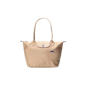 LONGCHAMP Le Pliage Canvas Tote Bag, Shopping Bag, Dumpling Bag, Handbag, Shoulder Bag Medium Size Unisex Khaki