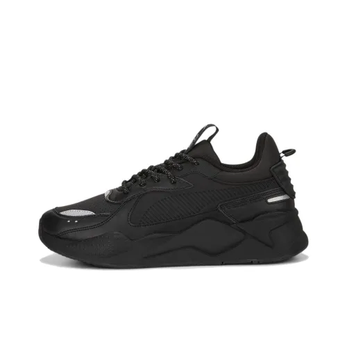 PUMA RS-X Casual Shoes Unisex Low-Top Black/Silver