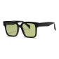 Bright Black/Green Lens