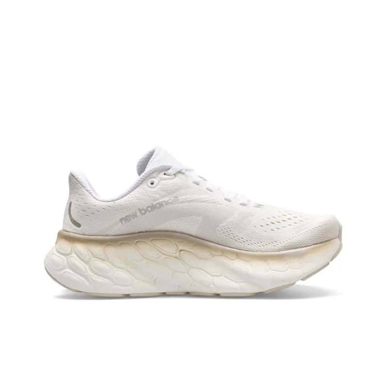 New Balance Fresh Foam X More V4 'White Gold Metallic' Women's-1