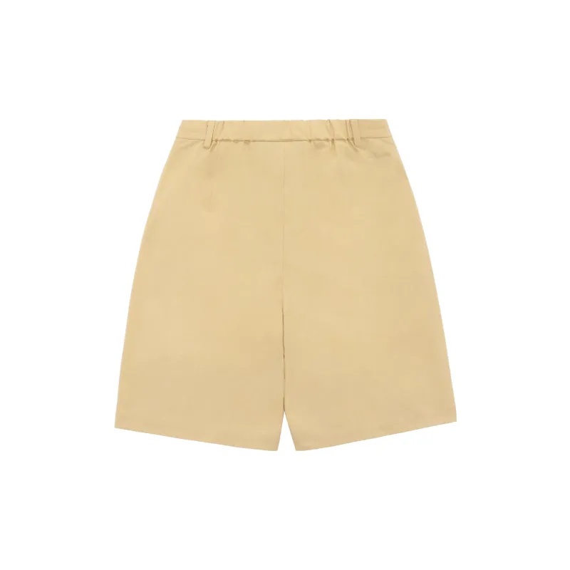 LI NING 1990 Commuter Series Casual Shorts Women's Khaki Yellow-1