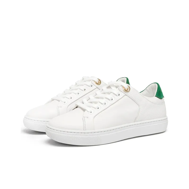 CERRUTI 1881 Low Top Stylish Skateboarding Shoes Women's Green-1