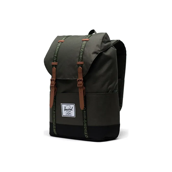 Herschel Recycled Material Backpack Regular Unisex Forest Night/Black-0