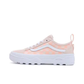 Vans Old Skool Sentry Anti-Slip Wear-Resistant Low-Top Skateboard Shoes Women's Pink White
