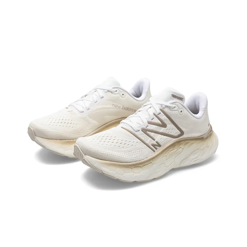 New Balance Fresh Foam X More V4 'White Gold Metallic' Women's-2