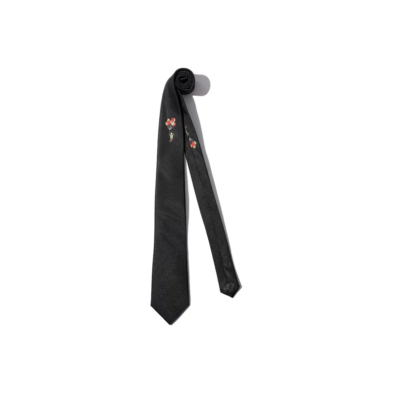 GIEVES CHARLES Mulberry Silk Dress Tie Men's-0