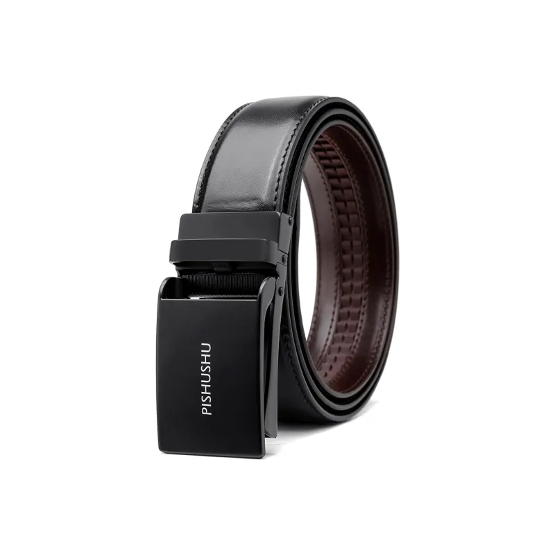 PISHUSHU Leather Belts Men-4
