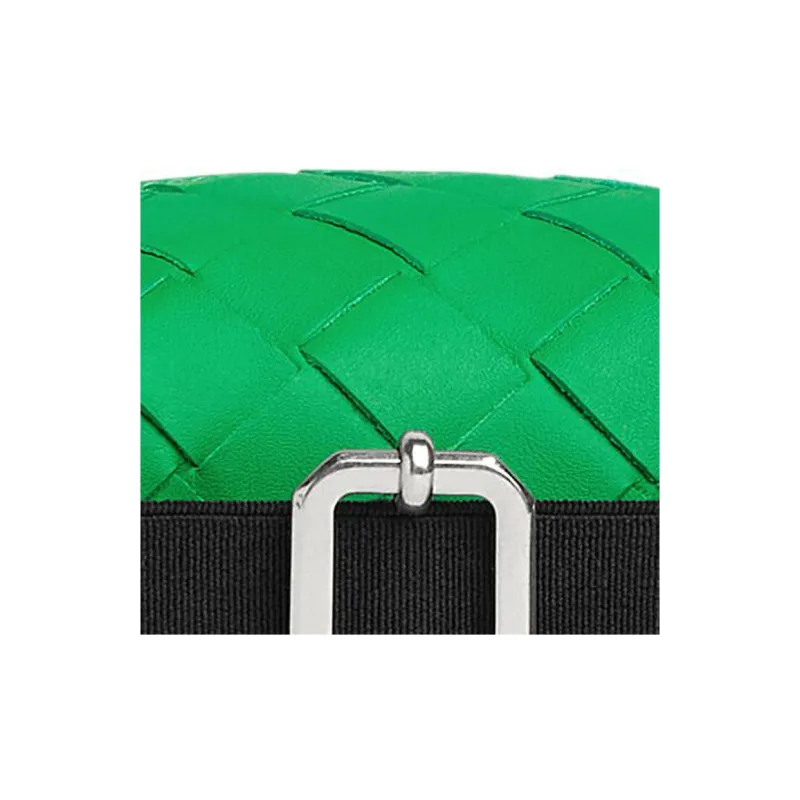 Bottega Veneta Cow Leather Clutch Wrist Bag Men's Parrot Green-4