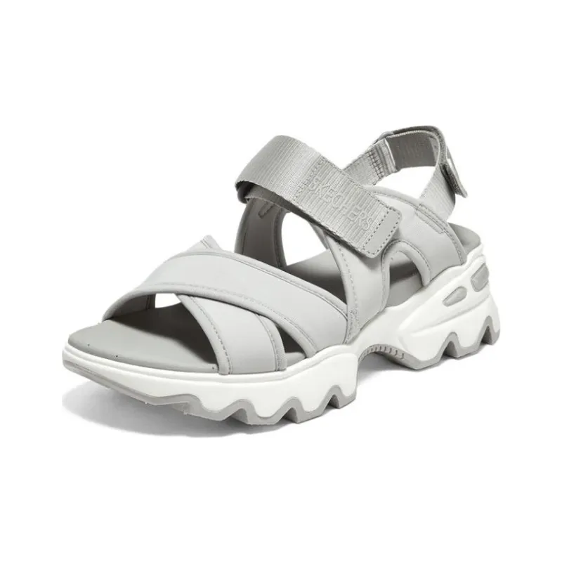 Skechers Go Walk 5 Panda Beach Sandals Women's Gray-2