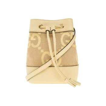 GUCCI Ophidia Canvas With Leather Bucket Bags Crossbody Bag, Shoulder Bag Women's