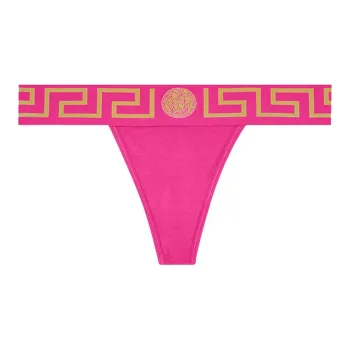 VERSACE Greca Border Thong 'Fuchsia'