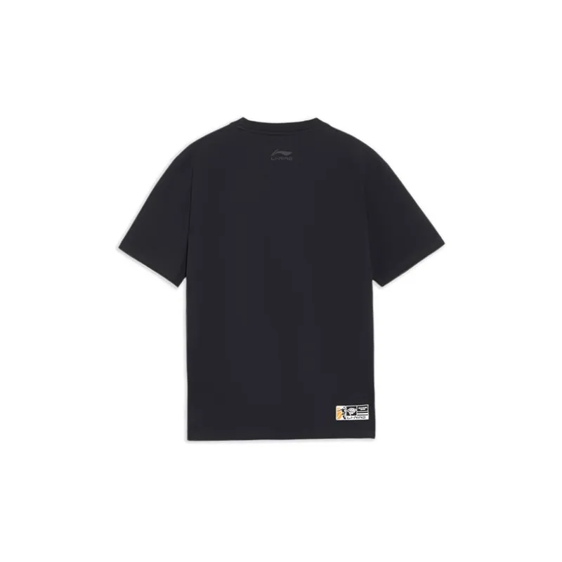 LiNing Basketball Collection T Shirt Men's Black-1