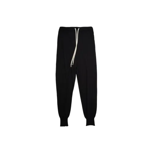 RICK OWENS Knitted Sweatpants Men Black