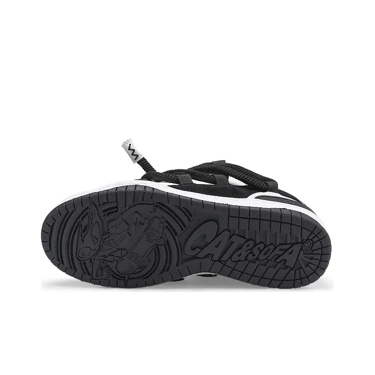 Cat&Sofa Dirty Braid Series Skateboarding Shoes Unisex Swag-4