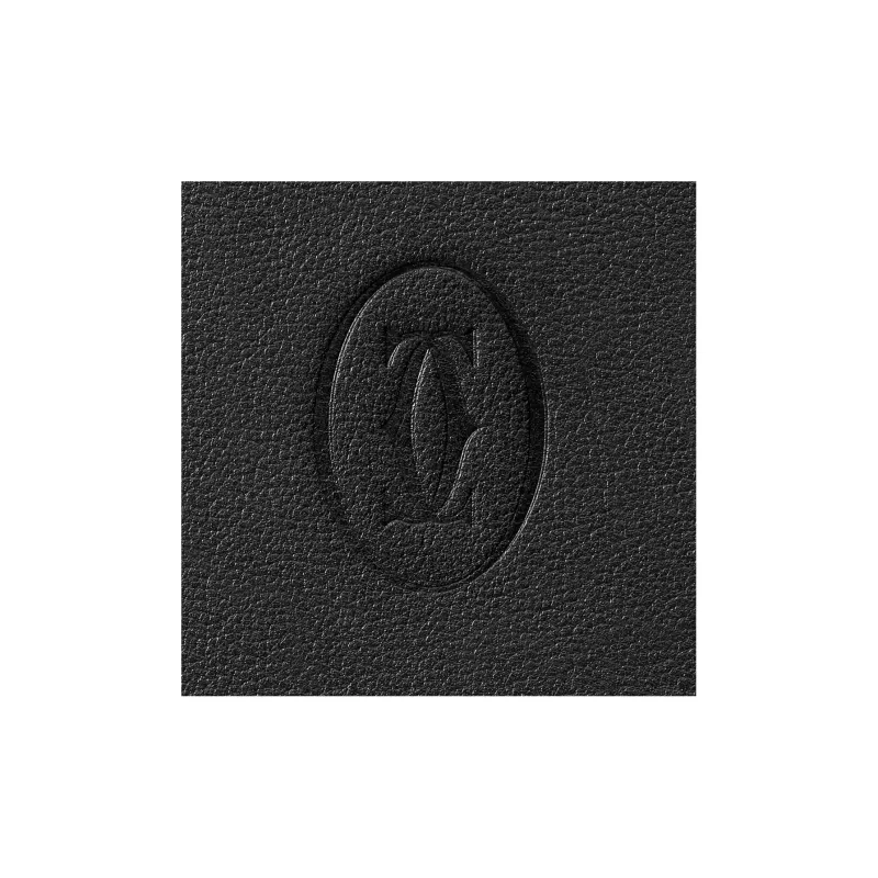 CARTIER Must De Cartier Calfskin Wallet Women's Black-3