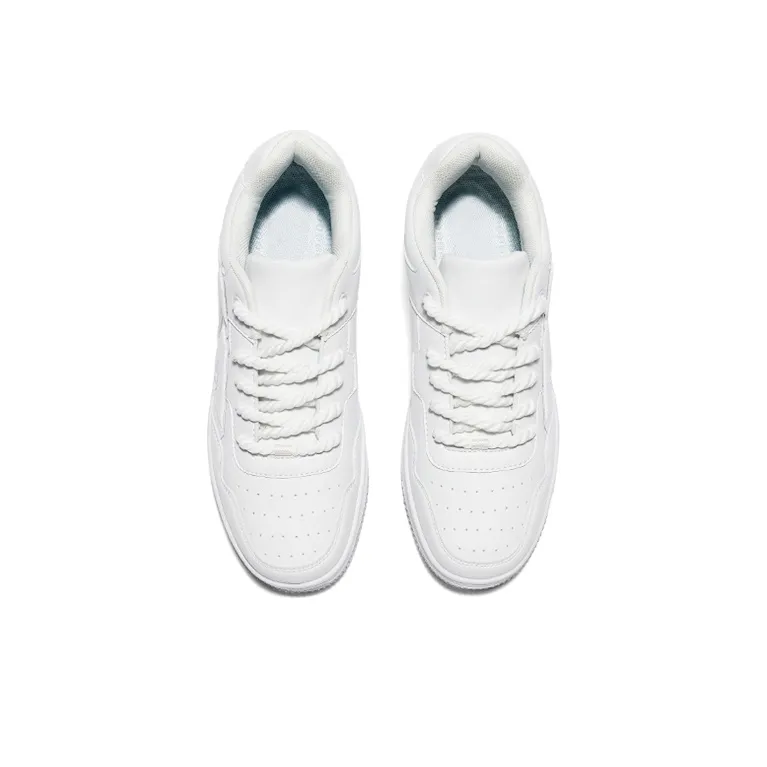 A1 Small White Shoes Coverage Wear-Resistant Lightweight Low-Top Skateboard Shoes Unisex-3