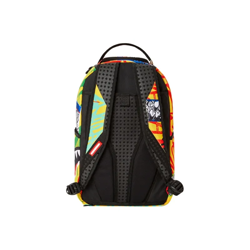 SPRAYGROUND Polyester Backpack Large Size Unisex Yellow-4