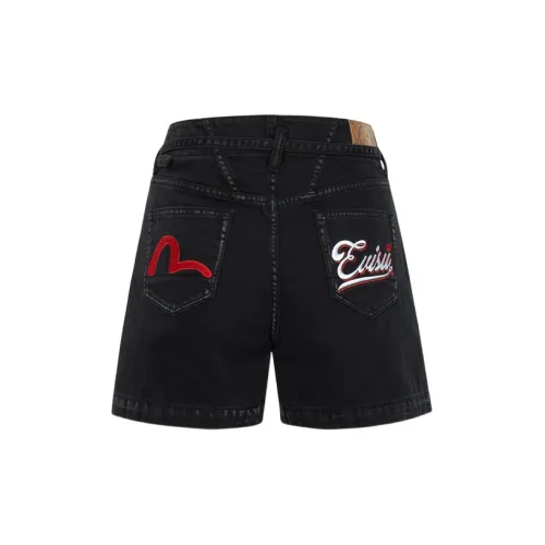 EVISU Denim Shorts Women's Black