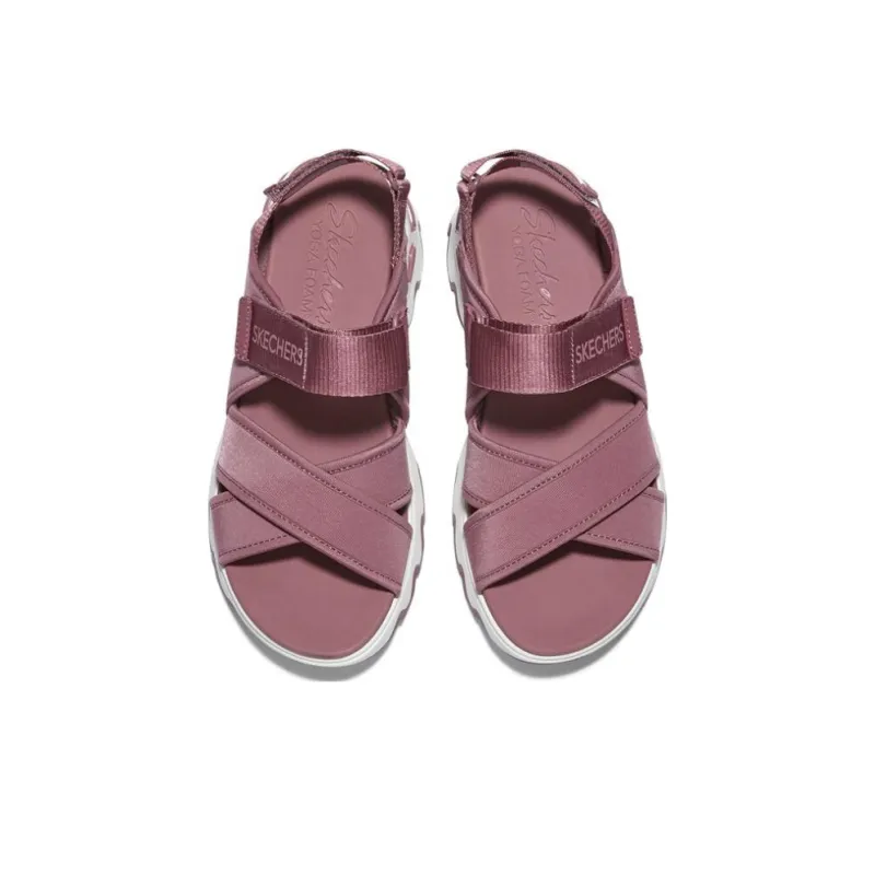 Skechers Go Walk 5 Panda Sandal Sports Sandals Women's Rose Red-4