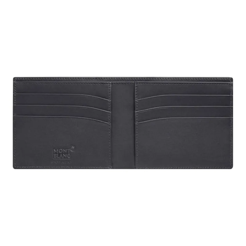 MONTBLANC Meisterstuck Lizard Pattern Leather Card Holder Wallets Men's Black-1