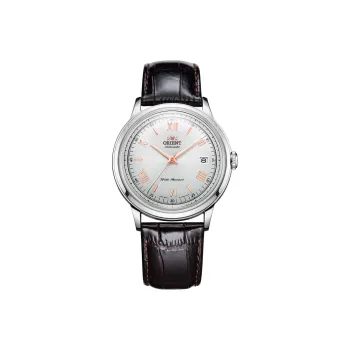 ORIENT Automatic Mechanical Movement Leather Watch Bands Watch Men's Watches White Dial FAC00008W0