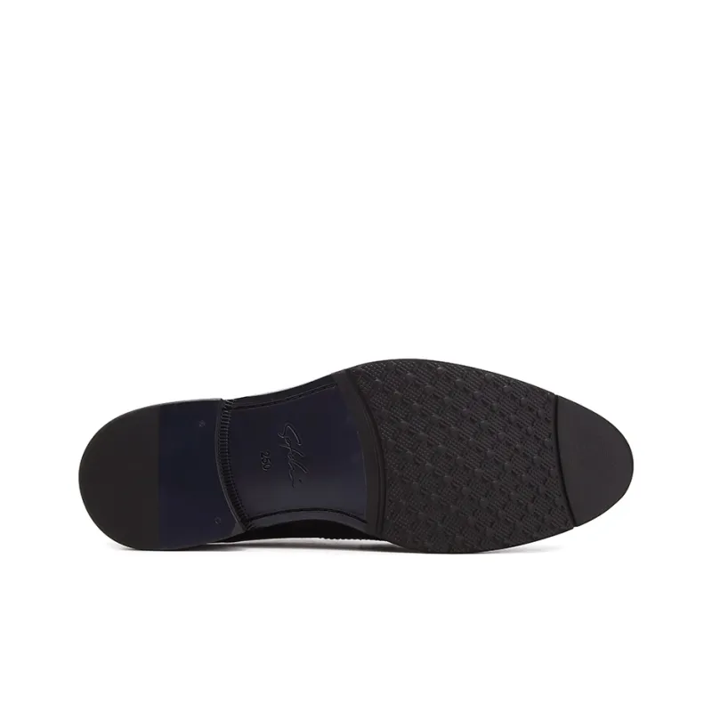 Satchi Dress Shoes Men Low Top Black-5