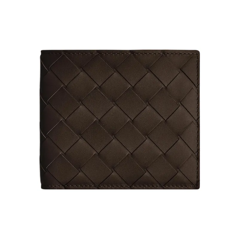 Bottega Veneta Woven Bi Fold Wallet-0