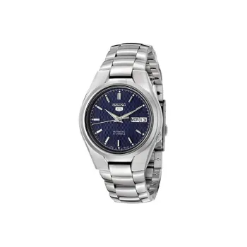 SEIKO Automatic Mechanical Movement Stainless Steel Strap Watch 37mm Unisex Blue Dial