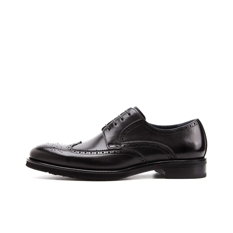 Satchi Dress Shoes Men Low Top Black-0