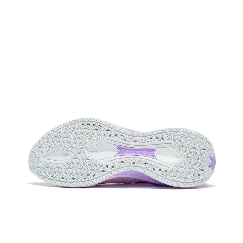 LiNing WuShi 5S 3.0 Slip Resistant, Abrasion Resistant, Breathable Low Top Running Shoes Women's Purple White-4