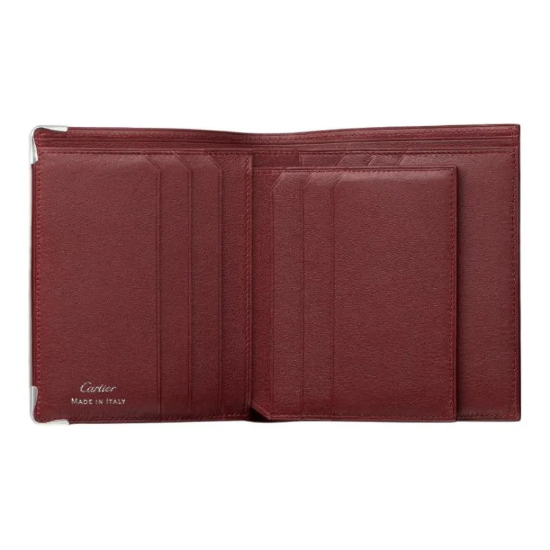CARTIER Must De Cartier Calfskin Wallet Women's Black-1