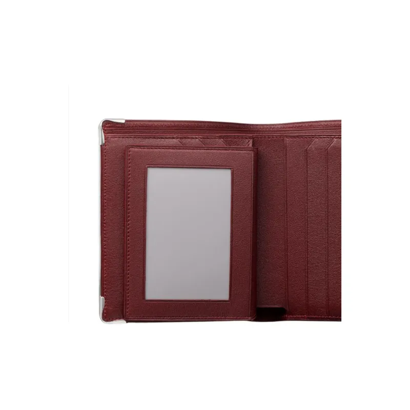 CARTIER Must De Cartier Calfskin Wallet Women's Black-5