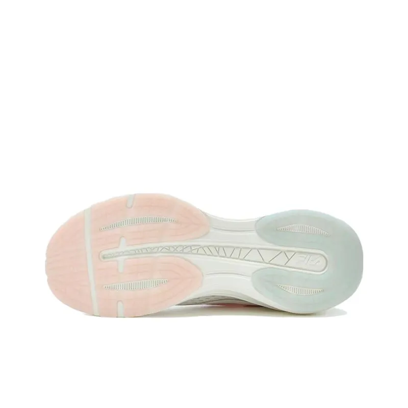 FILA NUVOLE Cushioning, Slip Resistant, And Abrasion Resistant Low Top Running Shoes Women's White Pink-3