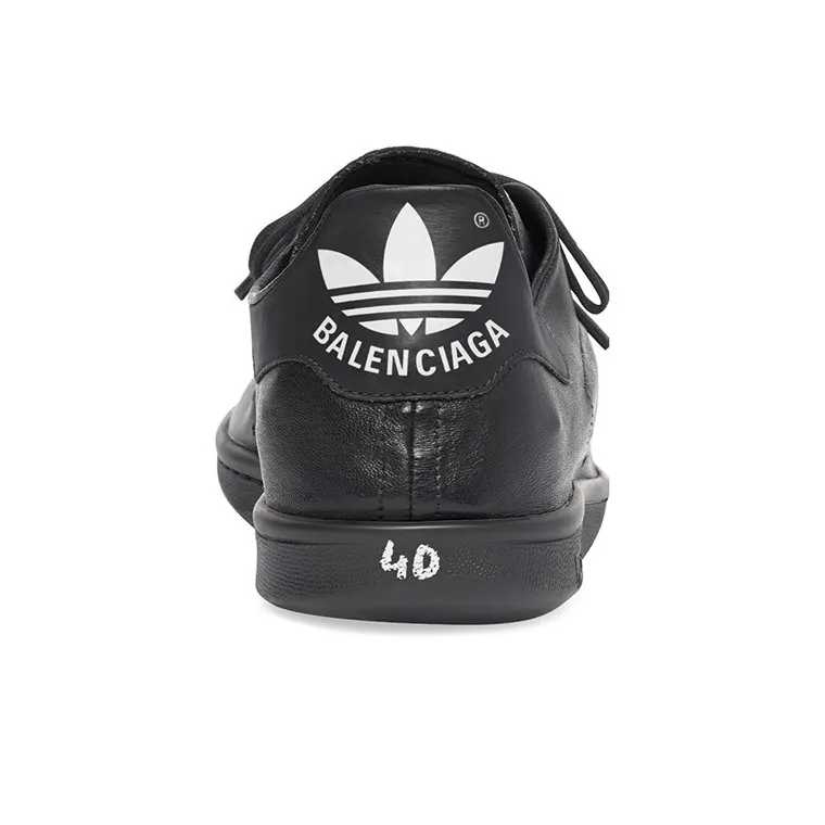 Balenciaga X Adidas Originals Stan Smith Sneakers 'Black'-5