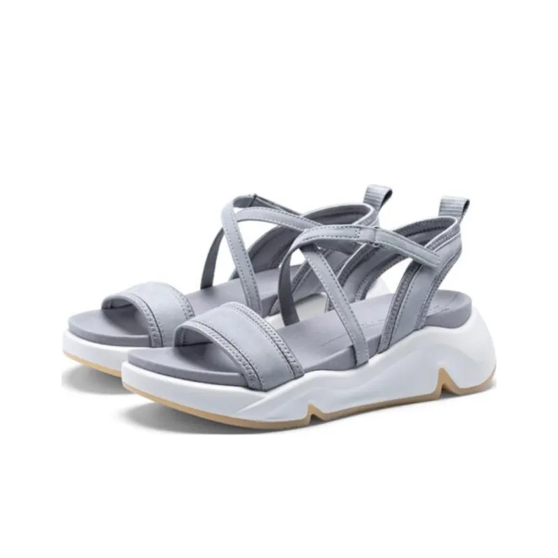 Ecco Tide Fun Stylish Sandal Women's Blue Gray-2